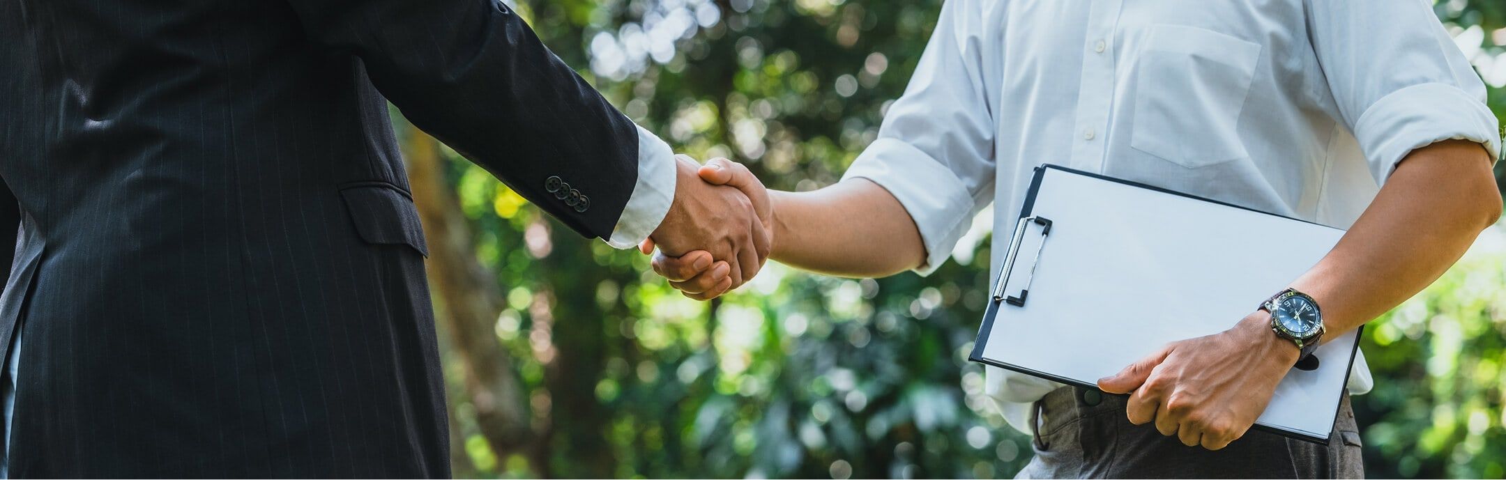 business men shaking hands