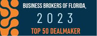 Business Brokers of Florida 2023 Dealmaker award graphic