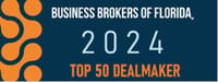 Business Brokers of Florida 2024 Dealmaker award graphic